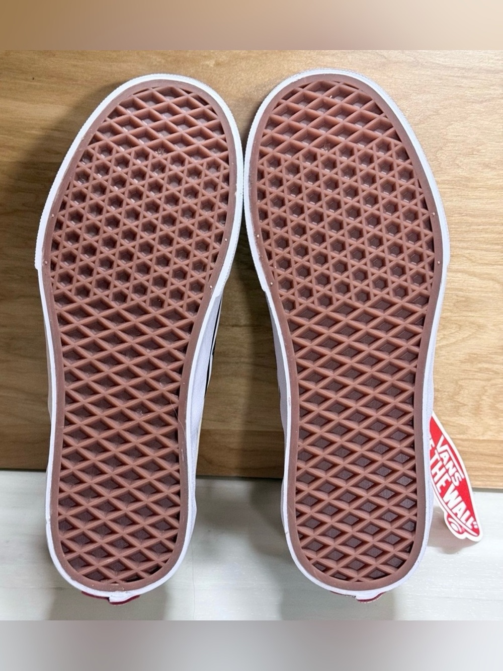 NEW Vans Classic Slip-On Checkerboard Sneakers - Black and White, multiple sizes - Picture 4 of 4